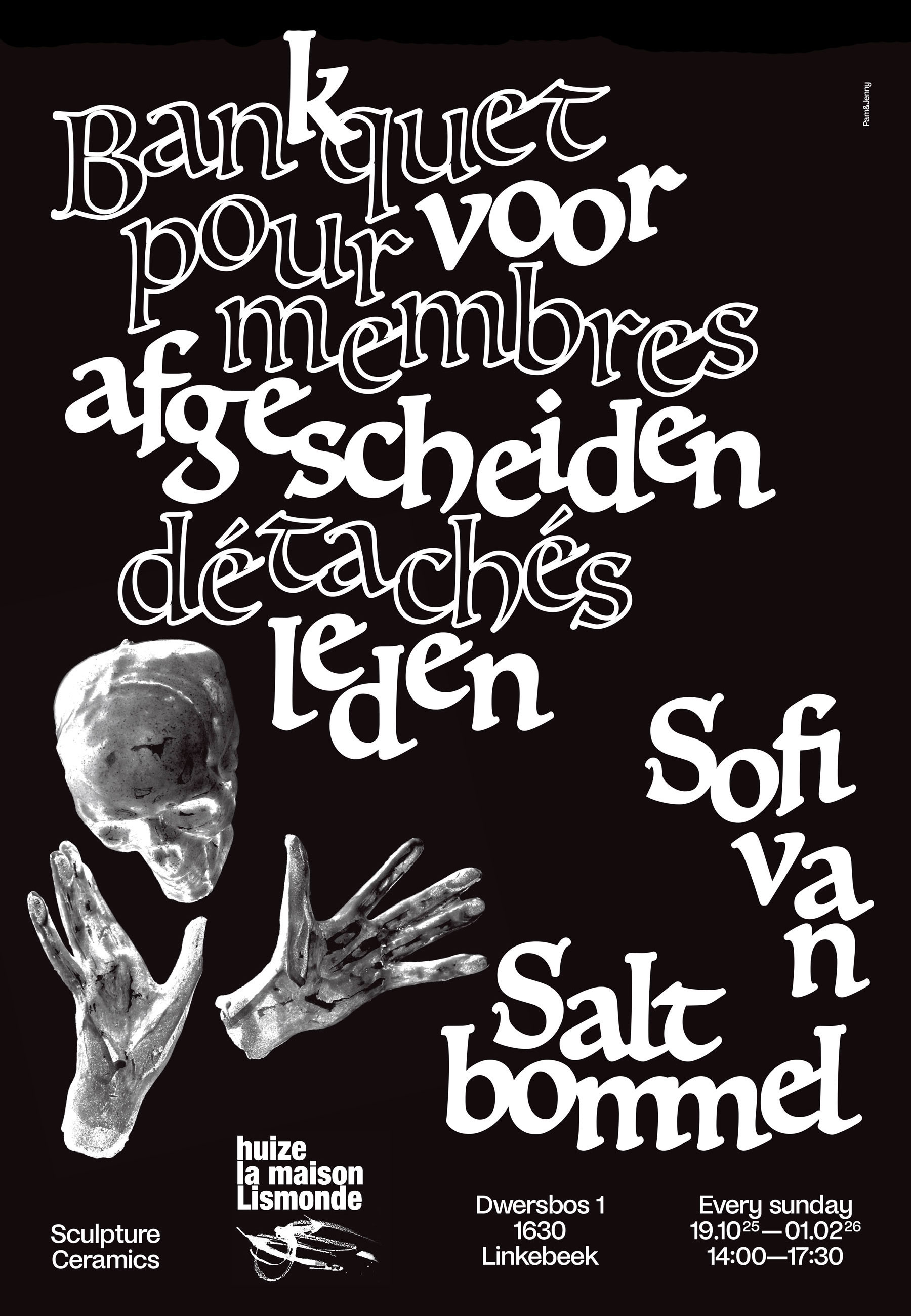 Exposition Sofi Van Saltbommel du 19 octobre 2025 au 1er février 2026